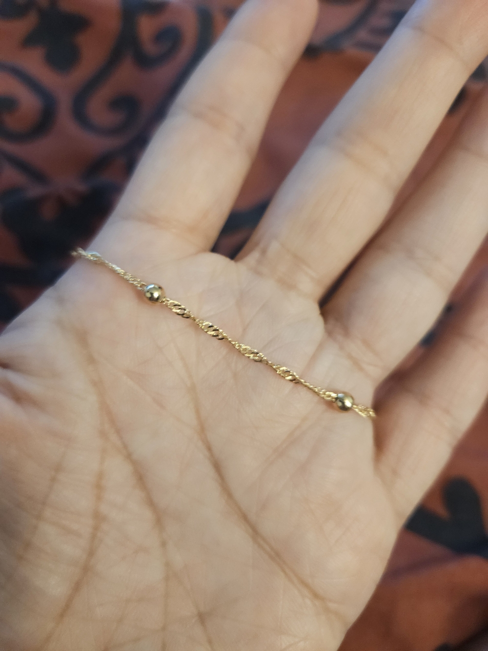 Beaded Rope Chain Bracelet - Picture 3 of 3